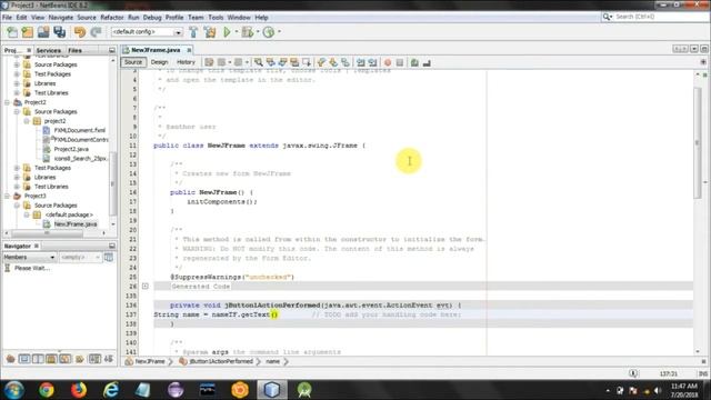 Creating a data entry form in java | NetBeans IDE 8.2 смотреть онлайн
