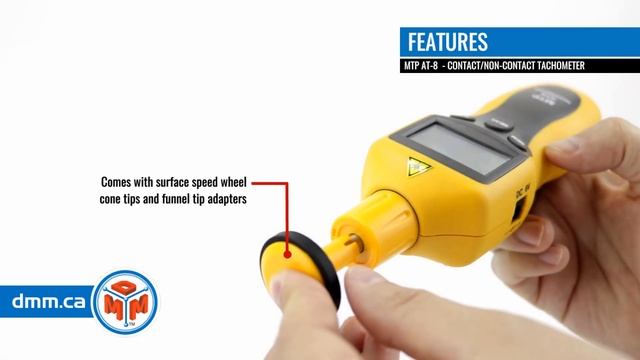 MTP AT-8 Contact/Non-Contact Tachometer (product video presentation) смотреть онлайн