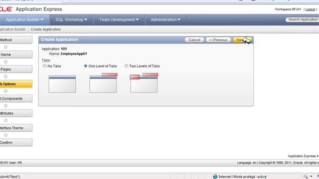 Creating application with form and interactive report - Lesson 1 смотреть онлайн