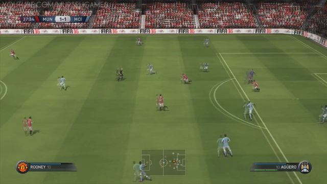 FIFA 16: Gameplay / Match #4 - Manchester United Vs. Manchester City смотреть онлайн