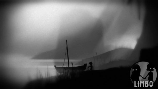 Прохождение Limbo - Забираемся в лодку и плывем на другой берег смотреть онлайн