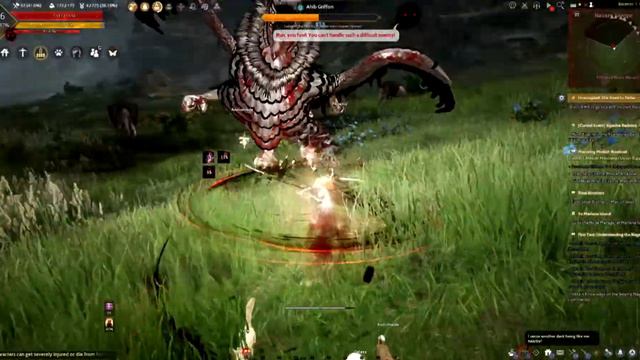 Ahib Griffon Dark Rift Boss Fight ( first Time ) - Black desert Online смотреть онлайн