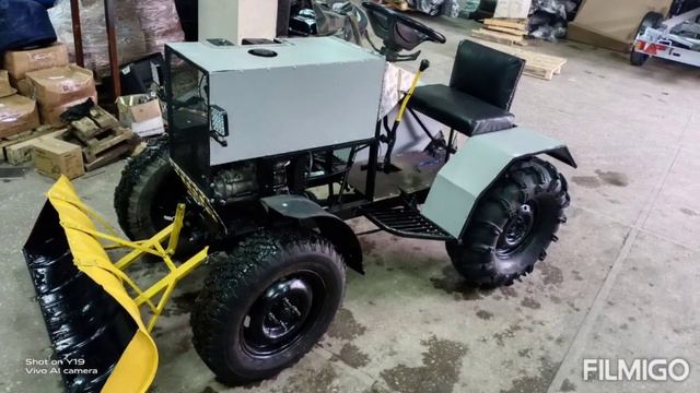 минитрактор классика с колесами от квадроцикла, все этапы постройки. смотреть онлайн