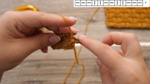 Рельефный узор спицами из лицевых и изнаночных петель ?