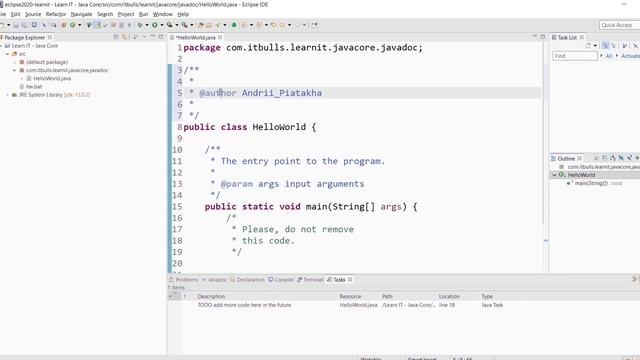 Comments & JavaDoc in Java - Complete Tutorial смотреть онлайн