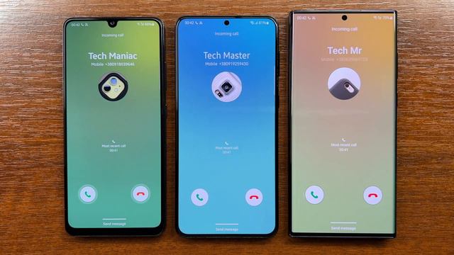 Samsung Galaxy A32 S21 Plus S22 Ultra Triple Cellular Incoming Call (One UI 3.1 & 4.1)