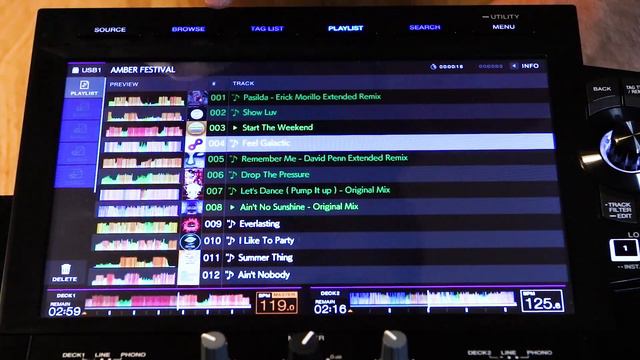 Pioneer XDJ RX3  - LCD / BEAT FX / Countdown / Playlists Features / العد التنازلي / قوائم التشغيل