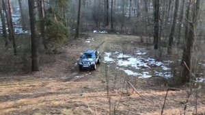 Nissan Navara D40 на бездорожье