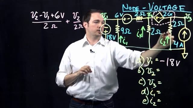 Circuits I: Example with Node Voltage Analysis смотреть онлайн