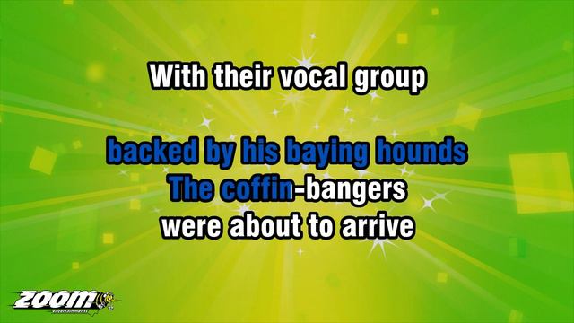 Bobby Boris Pickett & The Crypt Kickers - Monster Mash - Karaoke Version from Zoom Karaoke смотреть онлайн