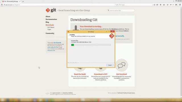 Git - Установака под Windows смотреть онлайн