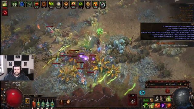 Toxic Rain Pathfinder FRESH Start practice | RED maps | PoE 3.24 Prep смотреть онлайн