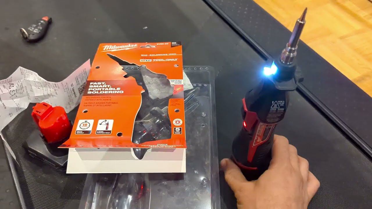 Milwaukee паяльник на аккумуляторе смотреть онлайн