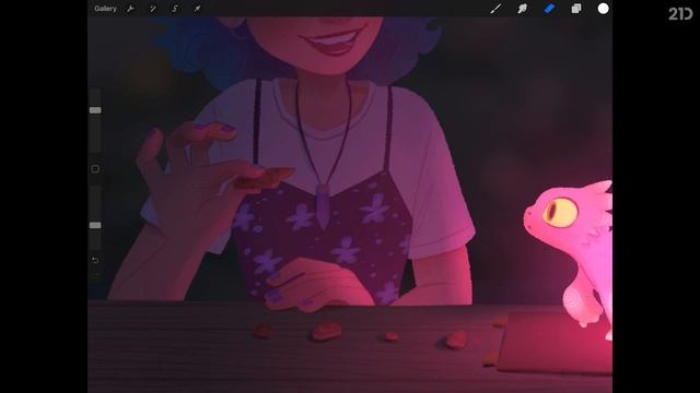 How to Paint Magical Light at Night like a Pro [Lesson 4.6] смотреть онлайн