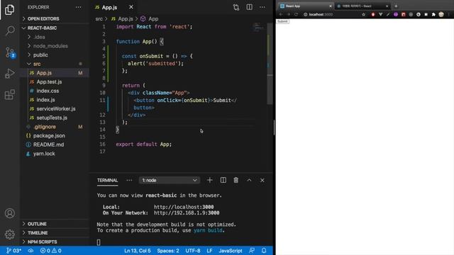[리액트js (reactjs) 기초 익히기 기본 강좌] 03 이벤트 핸들링 (onClick & onKeyUp) смотреть онлайн
