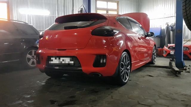 Kia Ceed GT 1.6T Downpipe Exhaust Sound Stage2 Popcorn ZDOBA Performance