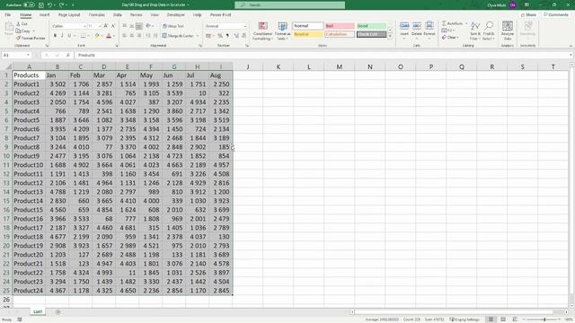 Day180 Tired of Copy Paste? Drag and Drop Data in Excel смотреть онлайн