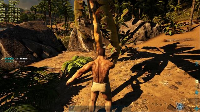 ARK Survival Evolved - GTX 1050 Ti - G4560 - 1080p - Benchmark смотреть онлайн