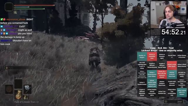 Elden Ring Lockout Bingo vs. Ainrun REMATCH смотреть онлайн