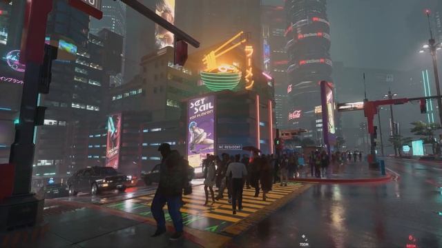 INSANE Crowd and Cars Density MOD for Cyberpunk 2077 | Immersive смотреть онлайн
