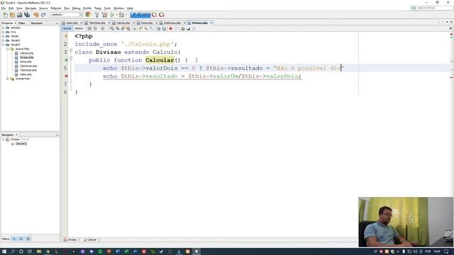 8 - PHP OO: CALCULADORA VERSÃO 3, ENTENDENDO OPERADORES ABSTRACT E FINAL смотреть онлайн