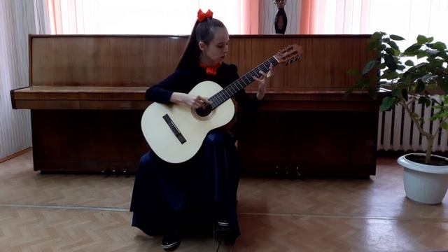 Виктор Козлов Испанский танец, исполняет Ксения Жук смотреть онлайн
