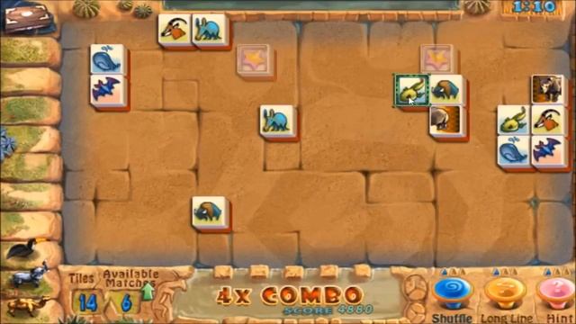 Pogo Games ~ Mahjong Safari Episode 5 - Easy Difficulty #2 смотреть онлайн