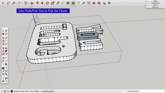 SketchUp Tutorial - Convert 2D Image to 3D Youtube Logo смотреть онлайн