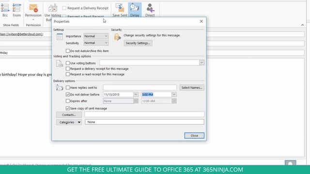 How to Schedule or Delay an Email in Outlook смотреть онлайн