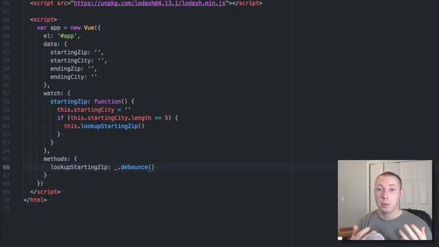AJAX to External API - Vue.js 2.0 Fundamentals (Part 10) смотреть онлайн