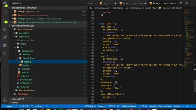 3 - Basic UI and Ant Design - Flight Tracking Application - React Hooks - Learn Computer Science смотреть онлайн