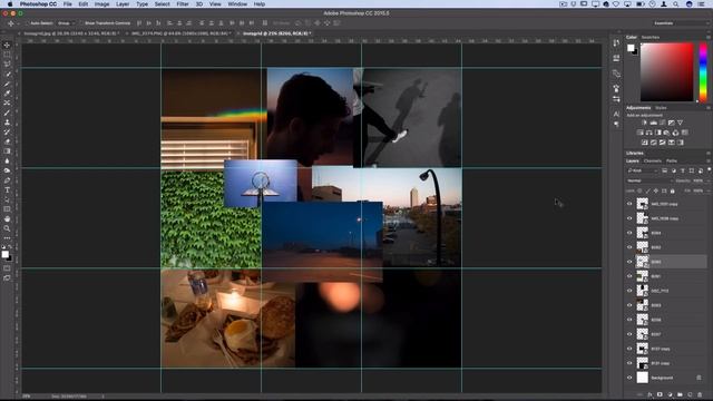 How to Create a collage theme Instagram Feed using Photoshop (DJ Mustard / Asap Rocky tutorial ) смотреть онлайн