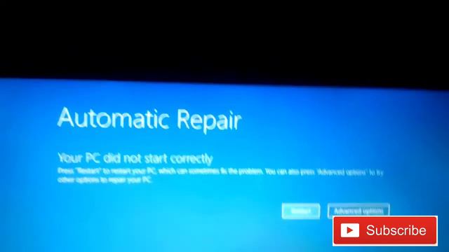 How to Fix Automatic Repair Loop in Windows 10 - Startup Repair Couldn't Repair Your PC (Hindi) смотреть онлайн