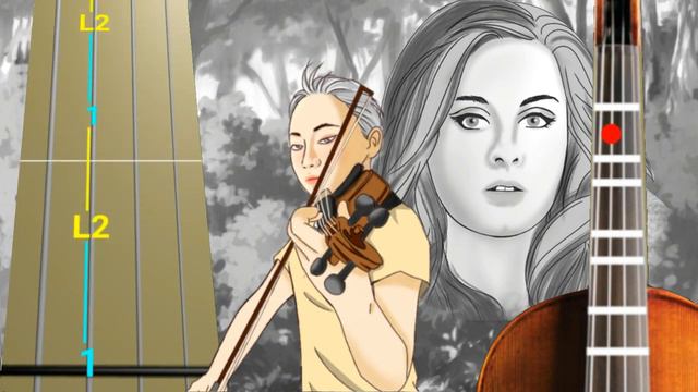 Adele - Easy On Me (Play Along Violin Tab Tutorial)