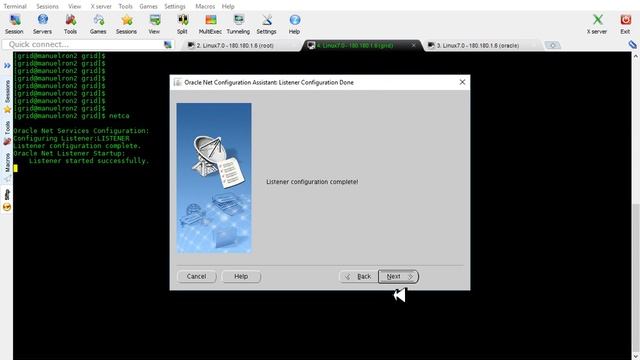 Configurando Listener con NETCA смотреть онлайн