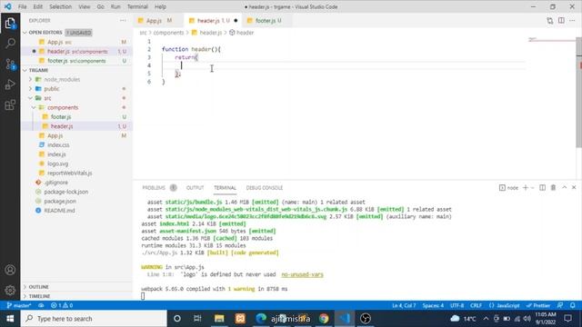 #3 Create components & and bootstrap in React-Js in Hindi | #ajit_mishra смотреть онлайн