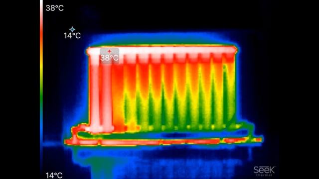 Прогрев биметаллического радиатора с нижним подключением смотреть онлайн