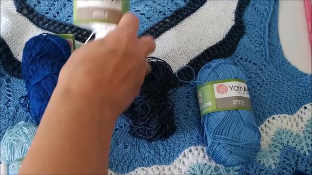 Испытание временем. Футболка Чайка из пряжи Yarnart Style. Обзор пряжи Yarnart Style. смотреть онлайн