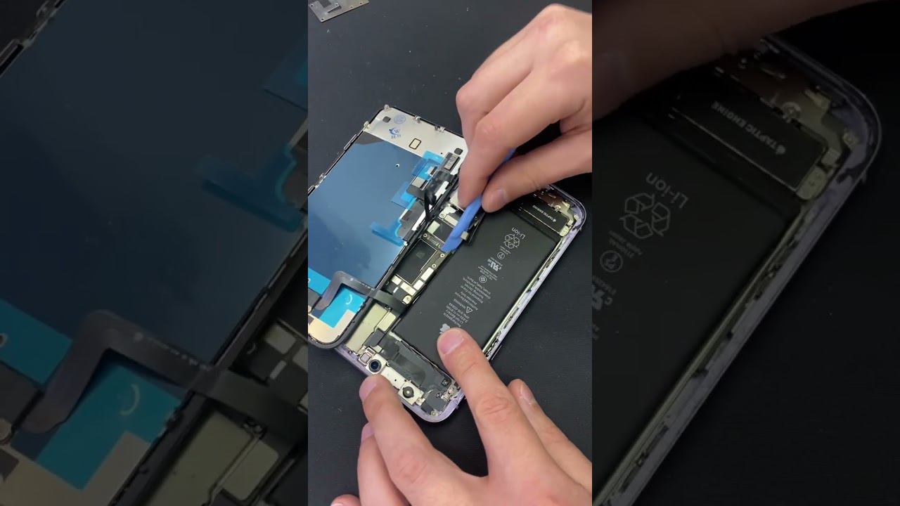 Замена экрана на iPhone 11⁉️ #ремонттелефона #ремонтiPhone #заменаэкранаiPhone#заменадисплеяiphone смотреть онлайн