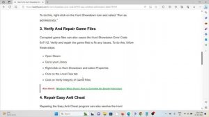 How To Fix Hunt Showdown Error Code 0x7112 Easy AntiCheat Authorization Failed