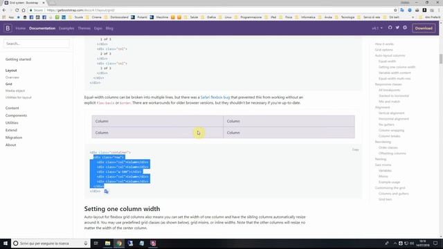 Bootstrap: la griglia responsiva смотреть онлайн