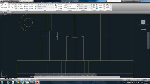 Tutorial Autocad 2014 Plansa de lucru Ep 2 смотреть онлайн