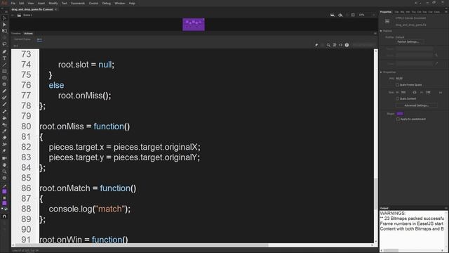 Animate CC - Drag and Drop Game Tutorial (HTML5) смотреть онлайн