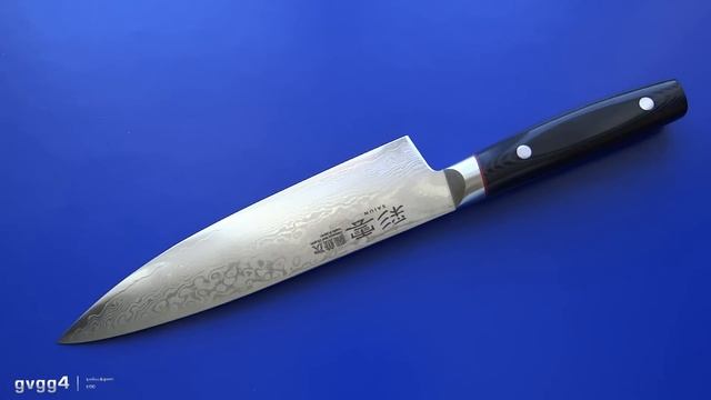 Превзошел ожидания, поварской нож Kanetsugu Saiun Damascus 9005 смотреть онлайн