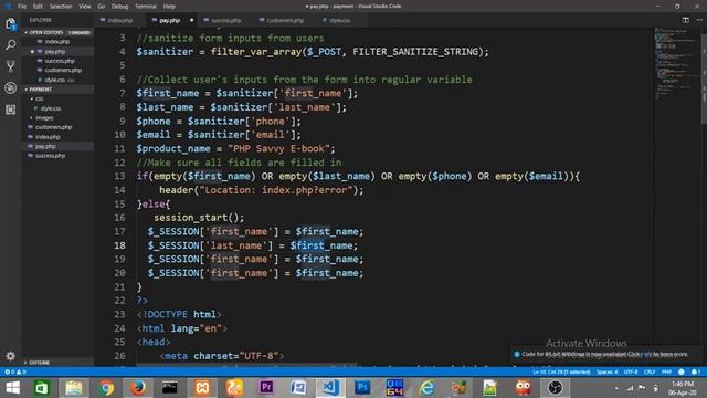 Integration of paystack using PHP Javascript HTML and CSS The programmatic approach  - part two