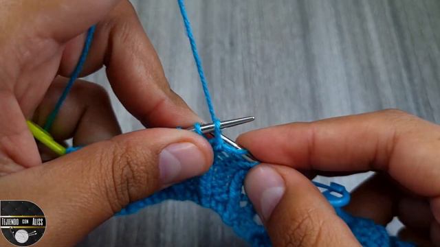 #436 - TEJIDO A DOS AGUJAS / knitting patterns / Alisson . A смотреть онлайн