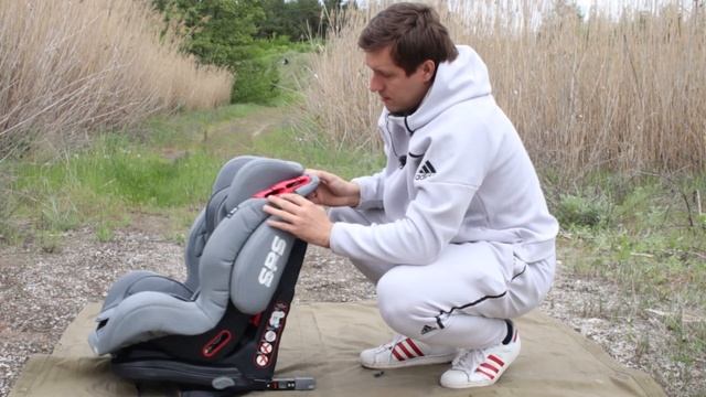 Детское Автокресло Olsson Voyager Grey BH12312i в Geely Atlas, Обзор + Установка (Джили Атлас) смотреть онлайн