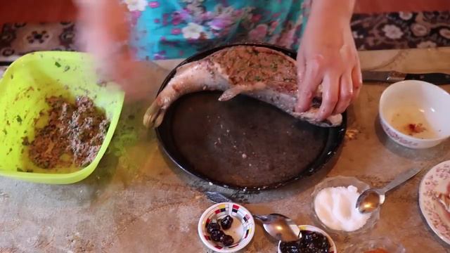 Обед курица в духовке Азербайджанская Кухня Деревенская Кухня Рецепты смотреть онлайн