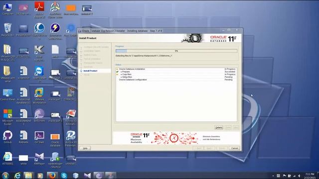 Install Oracle Database 11g on Windows 7 or 8 смотреть онлайн