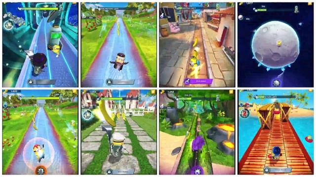 Minion Rush Polar Explorer VS Starfish VS Old-School Stuart VS Singer VS Bee-do VS Sea Dog VS Witch смотреть онлайн